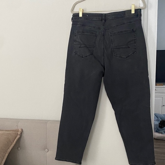 American Eagle Outfitters Men's Dark Gray Relaxed Jeans - Picture 3 of 4